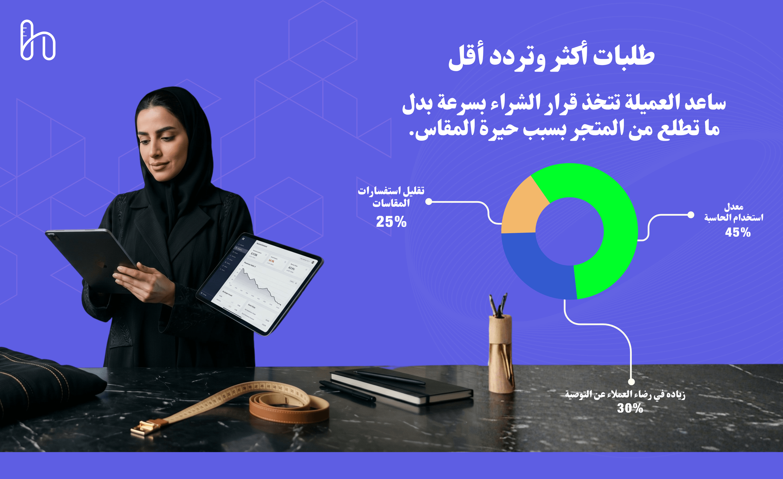احسب مقاسك